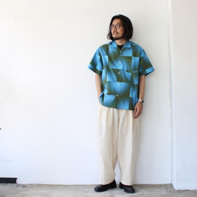 weac. KALEIDO グラデーションチェック開襟シャツ | weac. | 11