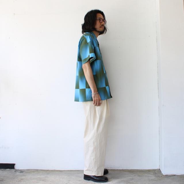 weac. KALEIDO グラデーションチェック開襟シャツ | weac. | 12