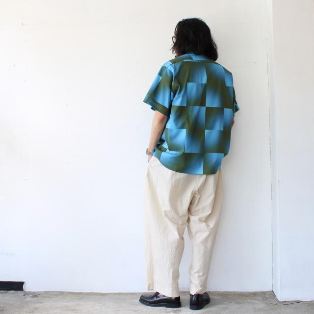 weac. KALEIDO グラデーションチェック開襟シャツ | weac. | 13