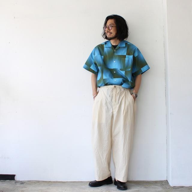 weac. KALEIDO グラデーションチェック開襟シャツ | weac. | 15