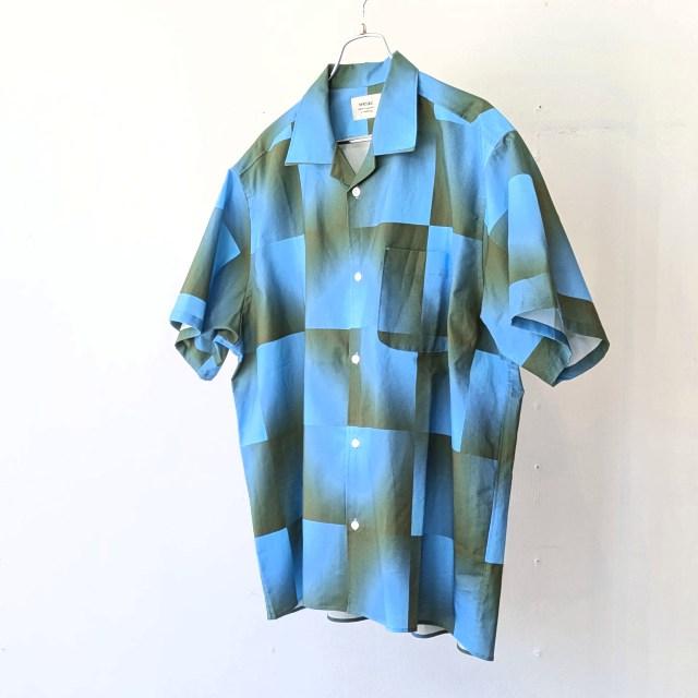 weac. KALEIDO グラデーションチェック開襟シャツ | weac. | 01