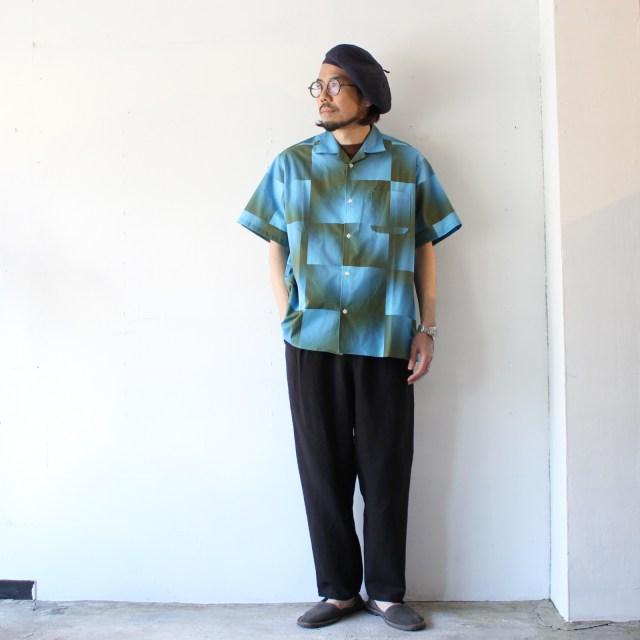 weac. KALEIDO グラデーションチェック開襟シャツ | weac. | 08