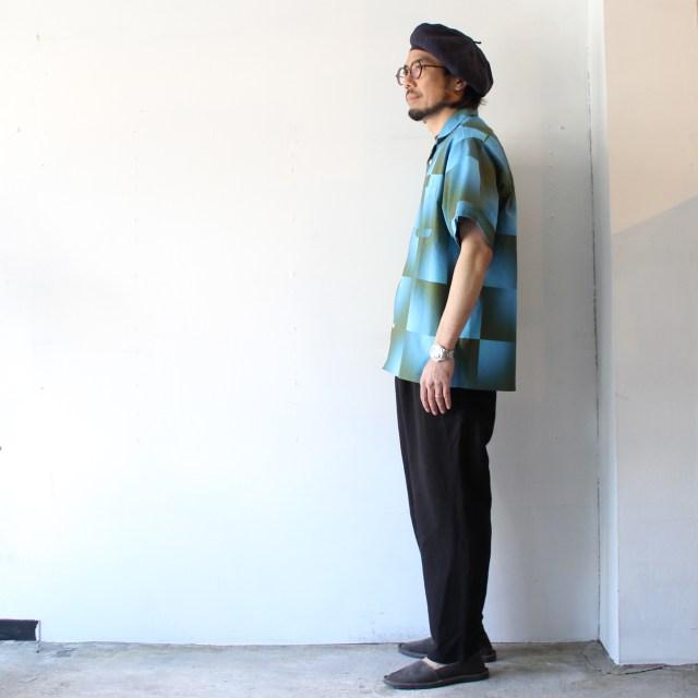 weac. KALEIDO グラデーションチェック開襟シャツ | weac. | 09