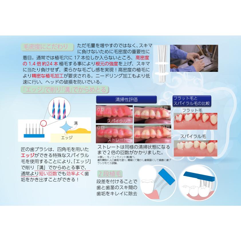 COREFORCE CREA Ⅱ 3本セット 匠が極めたプレミアム歯ブラシ抗菌 6本セット（コンパクト） : c-crea