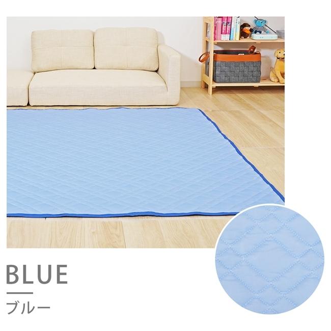 接触冷感 ラグ もっと ひんやり 冷感ラグ Mサイズ 185×185cm 約2 接触冷感 ラグ もっと ひんやり 冷感ラグ Mサイズ 185×185cm 約2