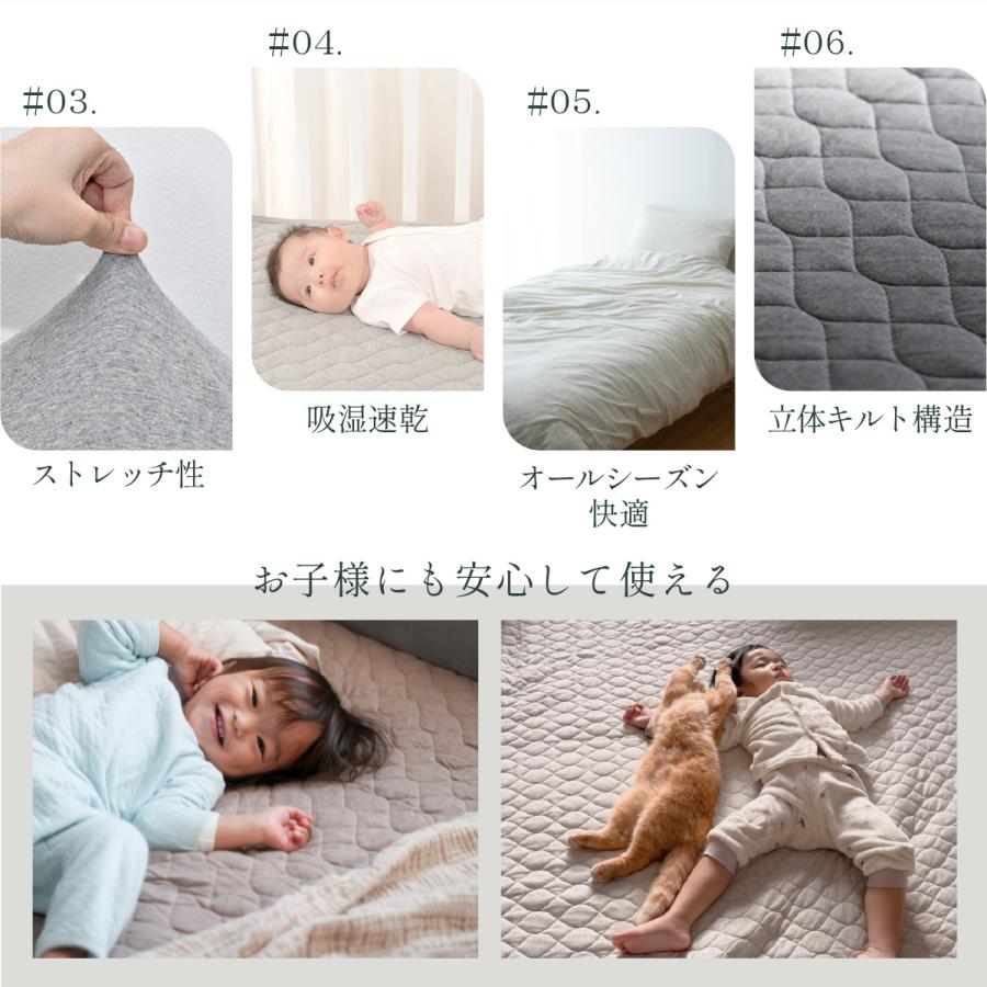 【ボックスシーツ ファミリー 200×220cm】パッド一体型 楽天市場】綿100％ 洗いざらし パッド一体型ボックスシーツ 220cm