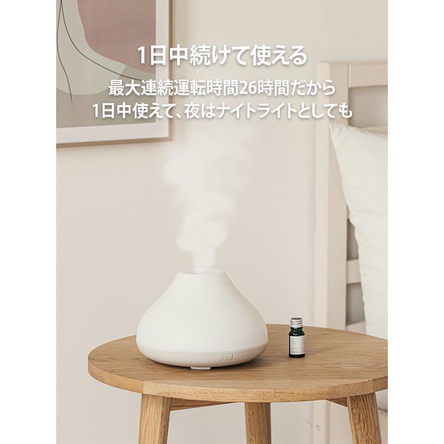 超音波 アロマ 加湿器 バッテリー内蔵 コードレス 大容量 タイマー付き