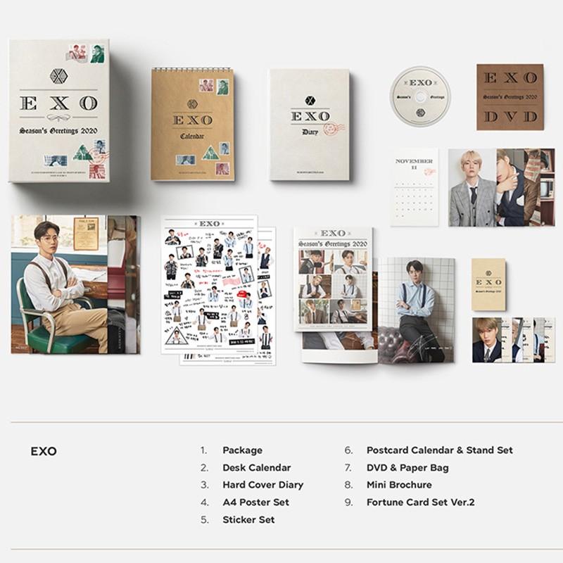 exo アルバム　シーグリ 安心の日本国内発送 EXO 2020 SEASON'S GREETINGS シーズン