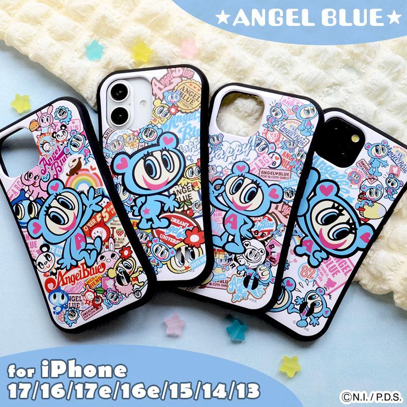 iPhone17 ケース エンジェルブルー iPhone16 iPhone15 14 13 ANGEL