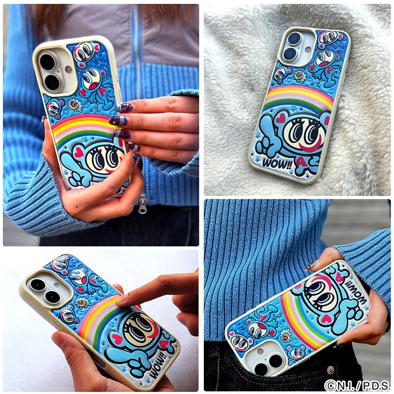 ANGEL BLUE iPhone 16 Pro ケースストラップ Amazon.co.jp: KDDI ナルミヤキャラクターズ iPhone 16対応