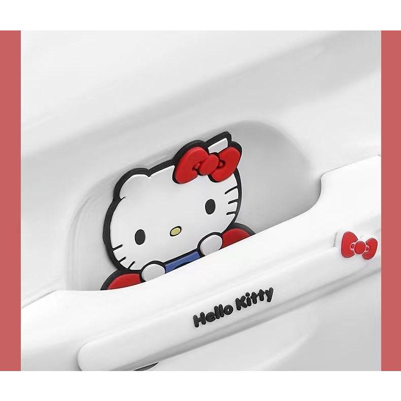 ハローキティ 8枚セット ドアハンドルプロテクター 新品 : 呉竹