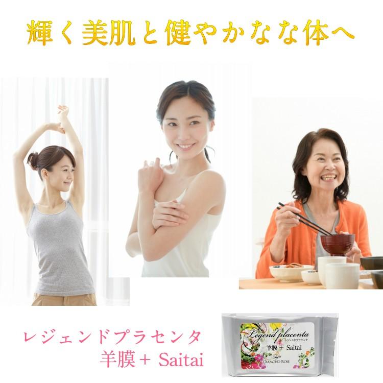 プラセンタ サプリ レジェンドプラセンタ 羊膜+SAITAI  60粒 羊膜 サイタイ 美容 健康 高級 人気 おすすめ 送料無料｜c-garden｜06