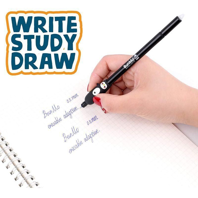 数々の賞を受賞 消せるかわいいペン かわいい文房具キッズ学校用品 大きなペングリップ 詰め替え6本付き 3本パック ボールペン Www We Job Com