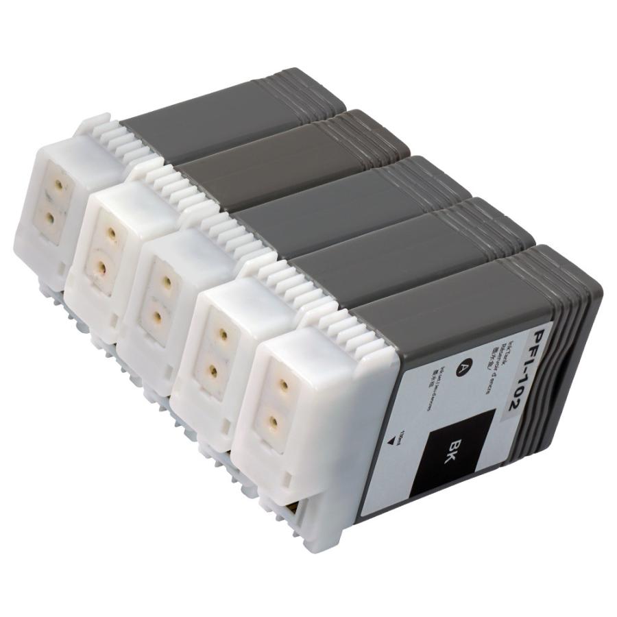 imagePROGRAF キヤノン PFI-102 (MBK/BK/C/M/Y) 5色セット Canon