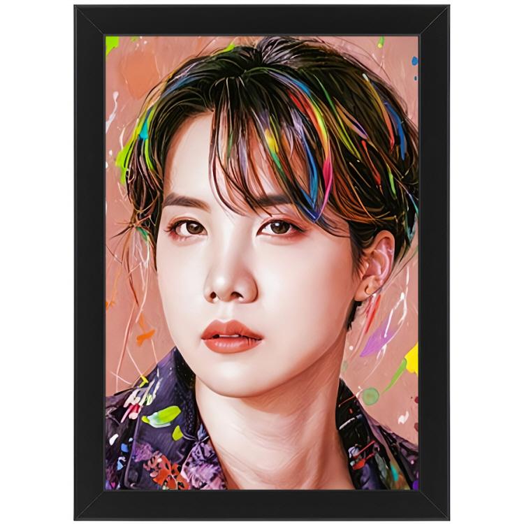 BTS J-HOPE ジェイホープ アート ポスター +フレームセット 黒