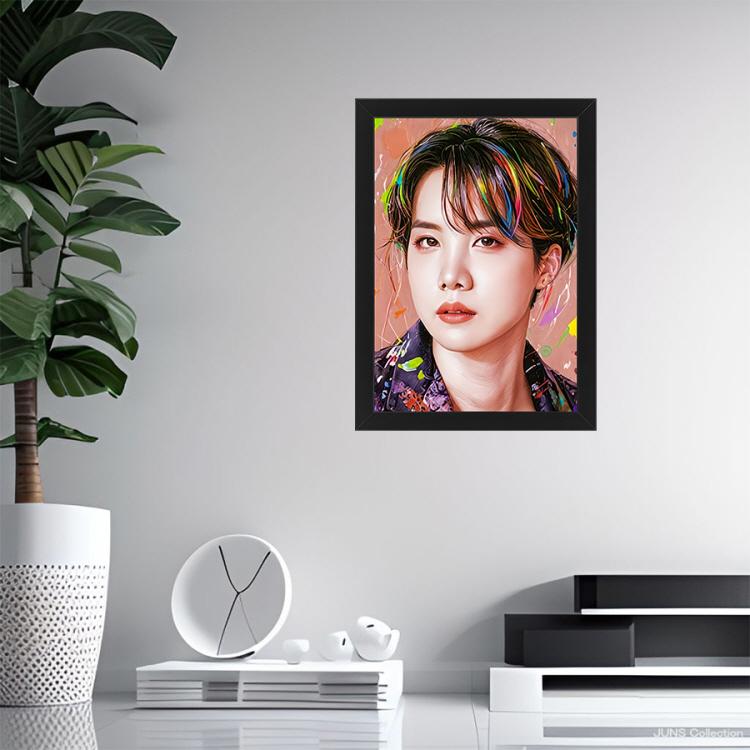 防弾少年団(BTS) - BTS J-HOPE POTSET ＊PTDポスターおまけ付き BTS J-HOPE ジェイホープ アート ポスター +フレームセット 黒