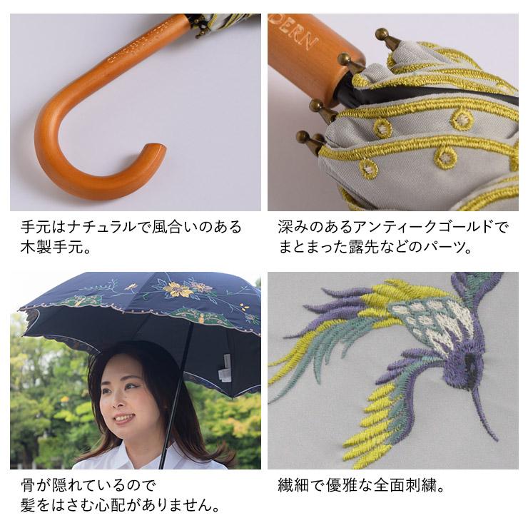女優日傘 シノワズリーモダン 日傘 完全遮光 レディース UV 女優日傘 シノワズリーモダン 日傘 完全遮光 レディース UV