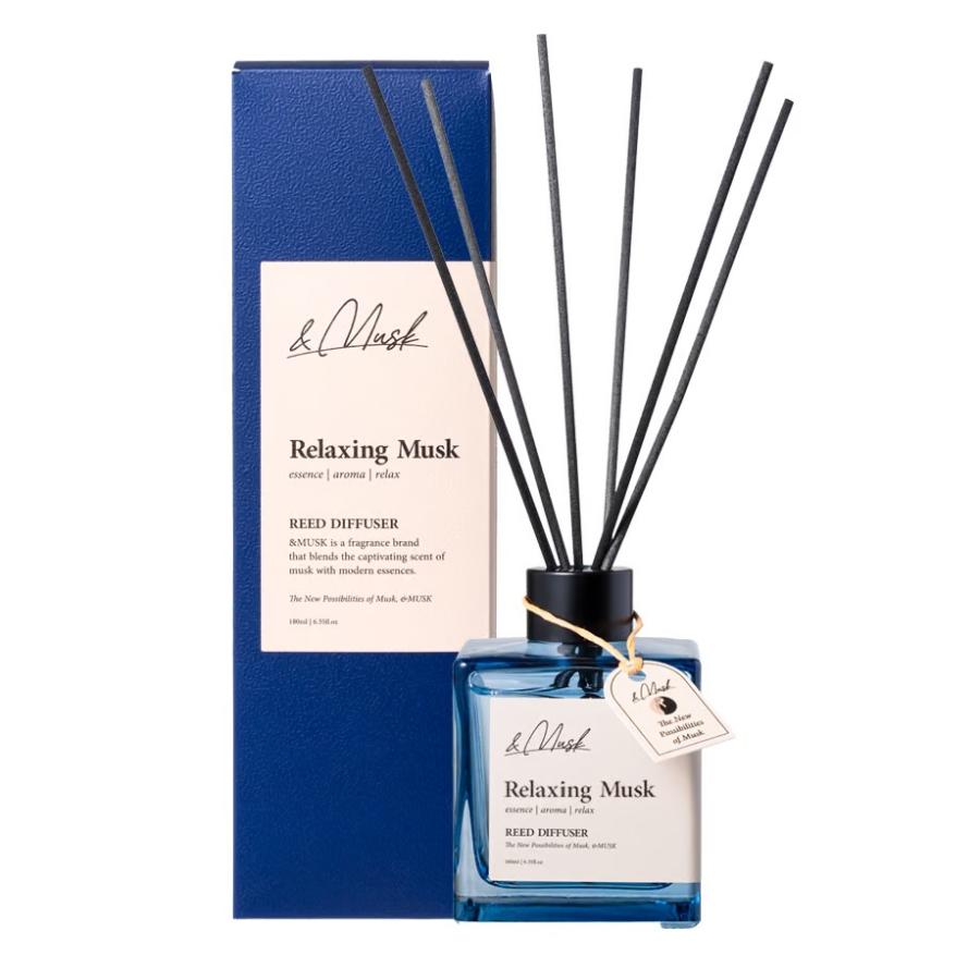 EC独占販売】&MUSK リードディフューザー 180ml アロマ ルーム