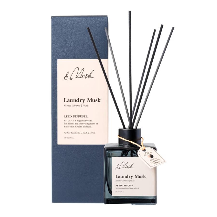 EC独占販売】&MUSK リードディフューザー 180ml アロマ ルーム