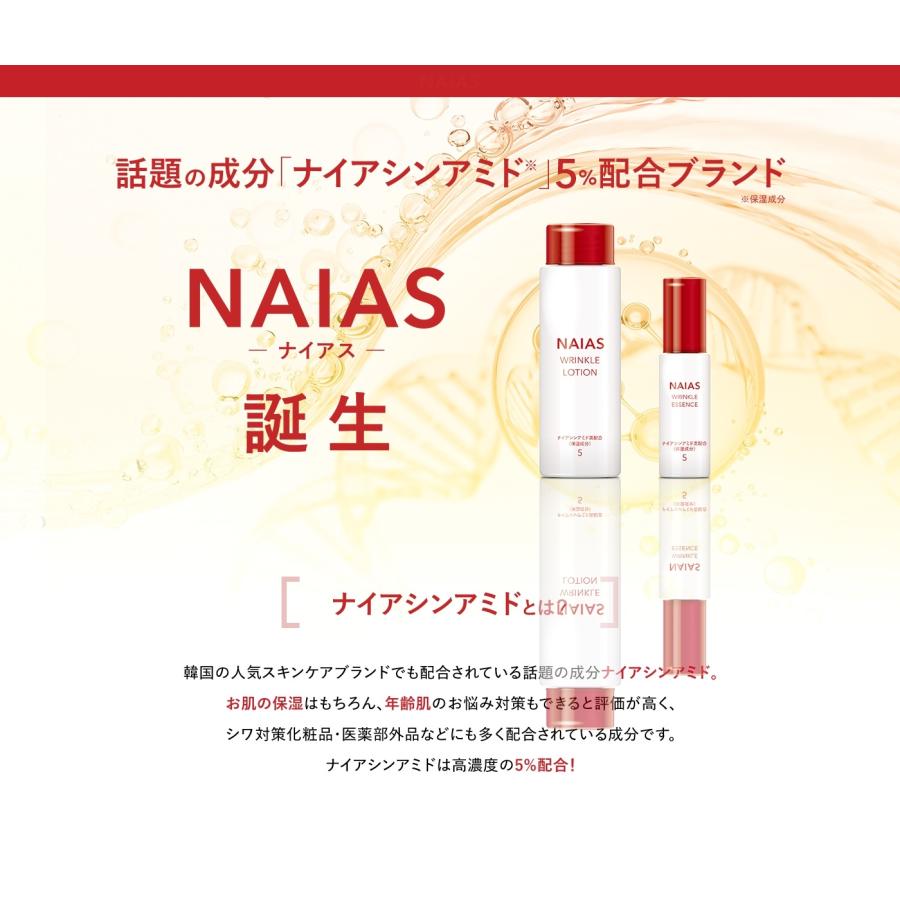 【送料無料】NAIAS ナイアス リンクルローション しわ対策　ナイアシンアミド　低刺激｜c-pochette｜02