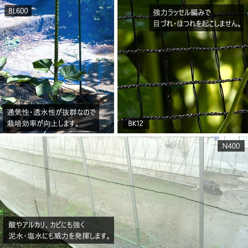 ネット 網 防風ネット 防風網 農業用ネット 防虫ネット 防護ネット 9mm目 サイズオーダー 幅410〜500cm×丈710〜800cm JQの画像
