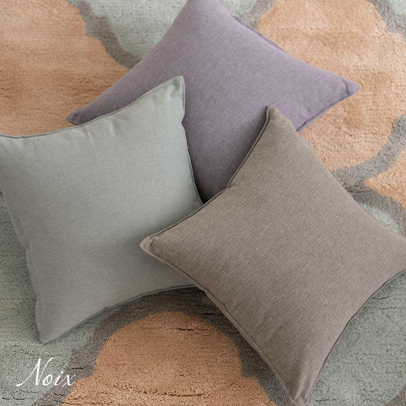 クッションカバー おしゃれ 45cm×45cm 【CH509】 ノワ [1枚] 無地
