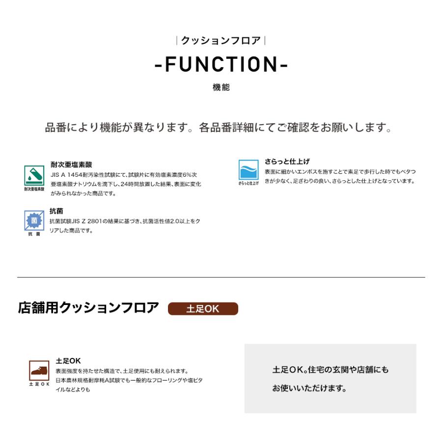 クッションフロア おしゃれ リフォーム DIY インテリア 洗面所 玄関 クッションシート 床材 住宅用 店舗用 タイル 石目 大理石 直送品 JQ0｜c-ranger｜15