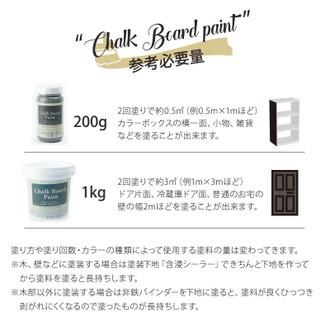 ペンキ 塗料 塗装 水性 アクリル塗料 黒板塗料 CHALK BOARD PAINT 200g