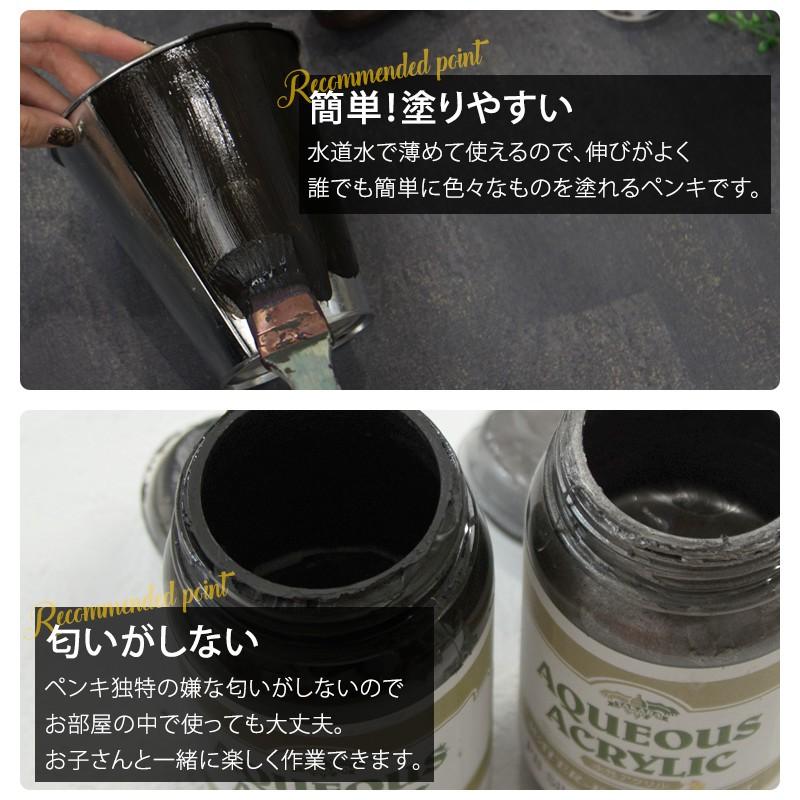 ペンキ 塗料 塗装 水性 アクリル塗料 メタリック系 METALLIC PAINT