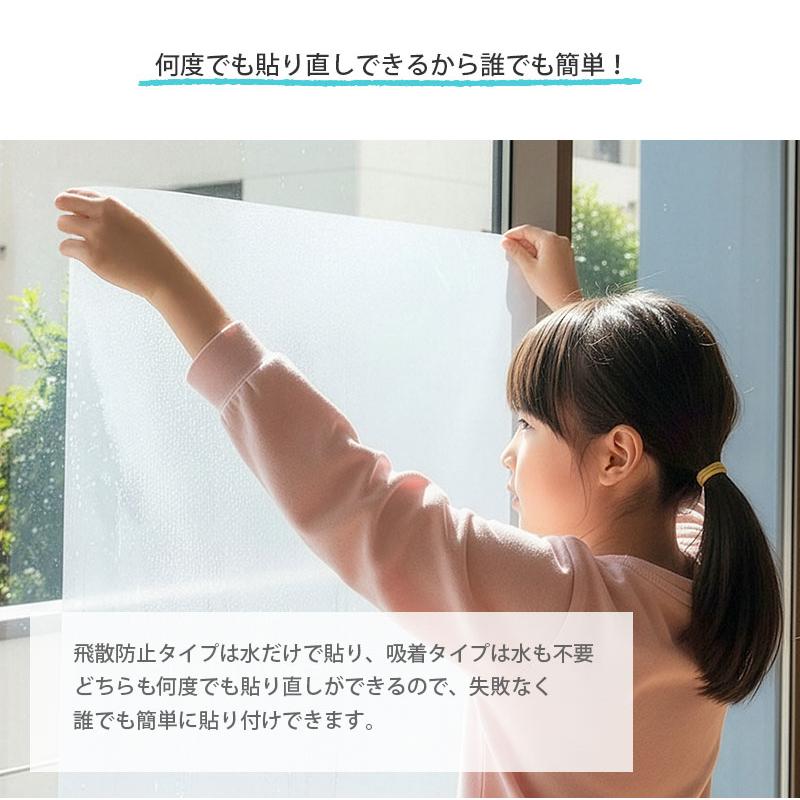貼って剥がせるすりガラス調シート フロストウィンドウフィルム 3m RSN