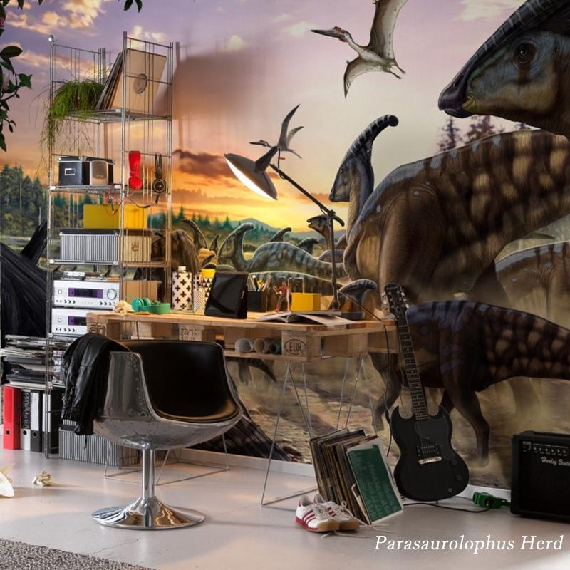 壁紙 張り替え 自分で Diy クロス おしゃれ 輸入壁紙 子供部屋 恐竜 Parasaurolophus Herd Iangx9 013 フリース製 Csz Kger102 ビニールカーテンのcレンジャー 通販 Yahoo ショッピング