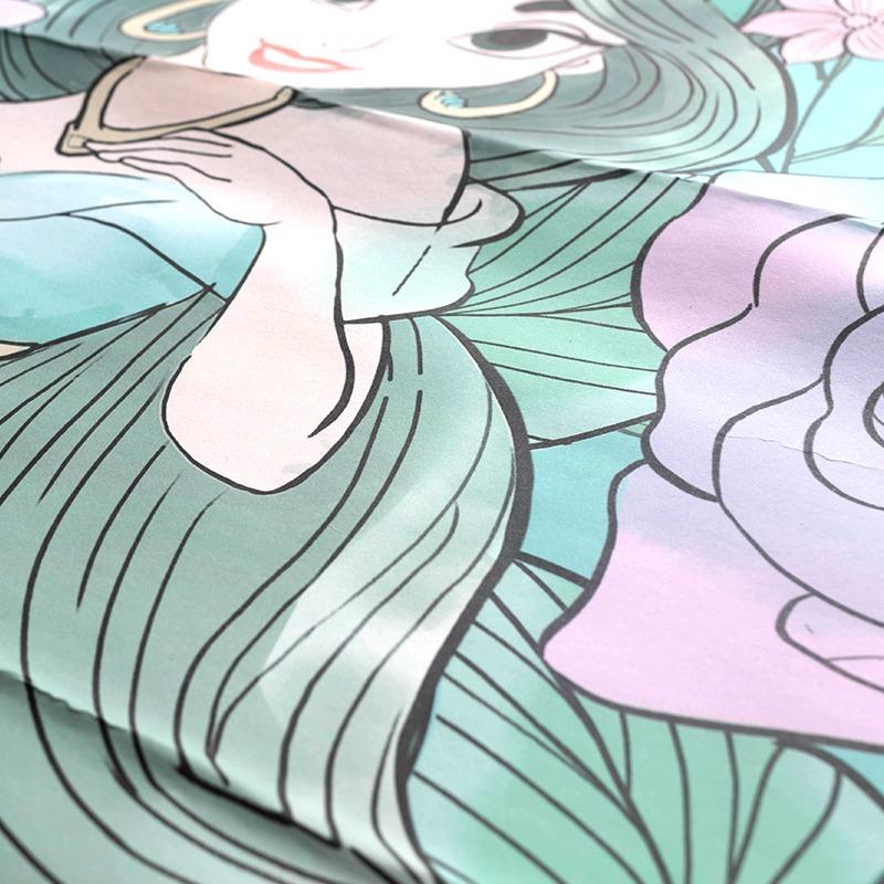 貼ってはがせる 壁紙シール 簡単 diy ディズニー プリンセス ジャスミン 輸入壁紙 DD1-004 C-F-1 | 友安製作所 | 05