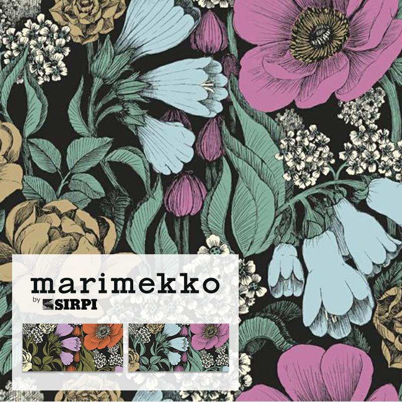 壁紙 おしゃれ 輸入壁紙 不織布 Marimekko マリメッコ Oodi オオディ 1ロール はがせる壁紙 花柄 Kmari002 ビニールカーテンのcレンジャー 通販 Yahoo ショッピング