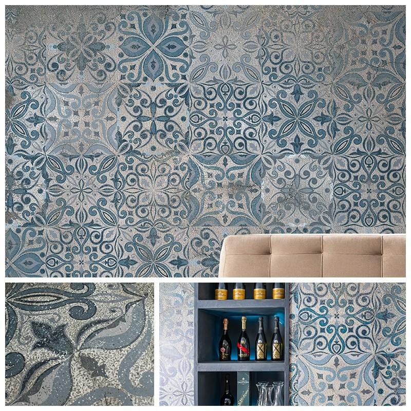 友安製作所 壁紙 おしゃれ 輸入壁紙 不織布 WALLPERA Mural 6-102 Old Tiles オールドタイル C-F-1 ビニールカーテンのCレンジャー - 通販 - Yahoo ショッピング