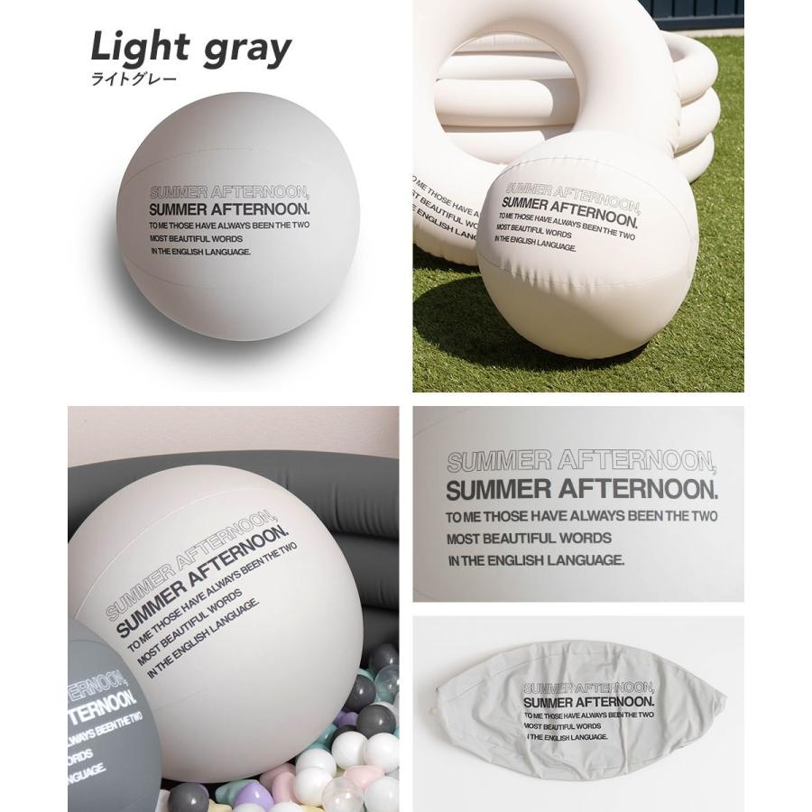 ビーチボール 40cm おしゃれ シンプル 海水浴 水遊び プール ビーチ
