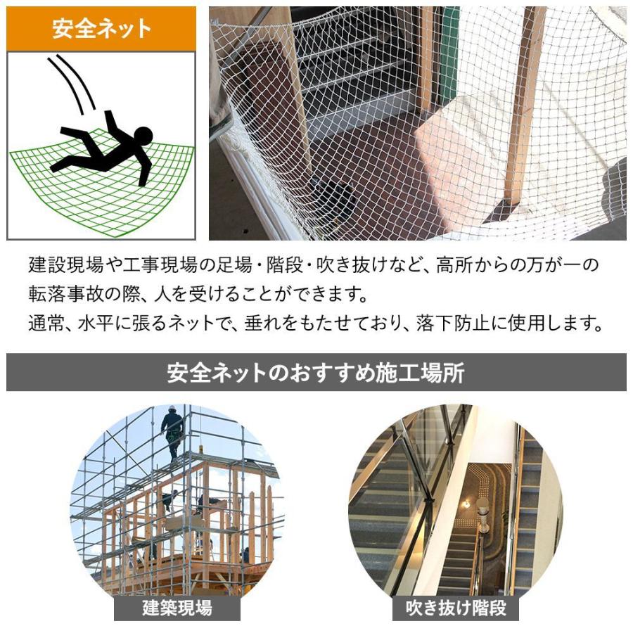 友安製作所 ネット 網 転落防止ネット 安全ネット 落下防止 落下対策 15mm目 NET03 幅30〜100cm 丈30〜100cm JQ ...