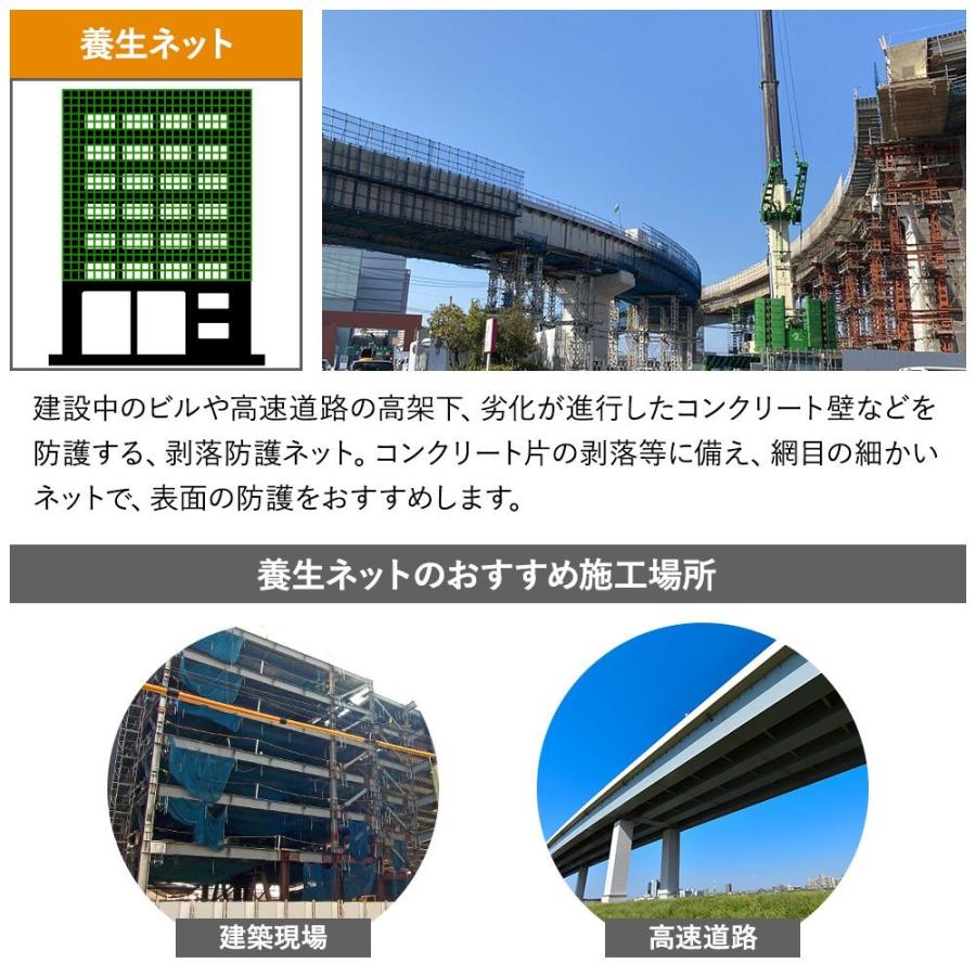 ネット 網 鳥害ネット 防鳥ネット 防球ネット ゴルフネット 防犯用ネット 25mm目 NET15 グリーン 幅301〜400cm 丈101〜200cm JQ｜c-ranger｜06