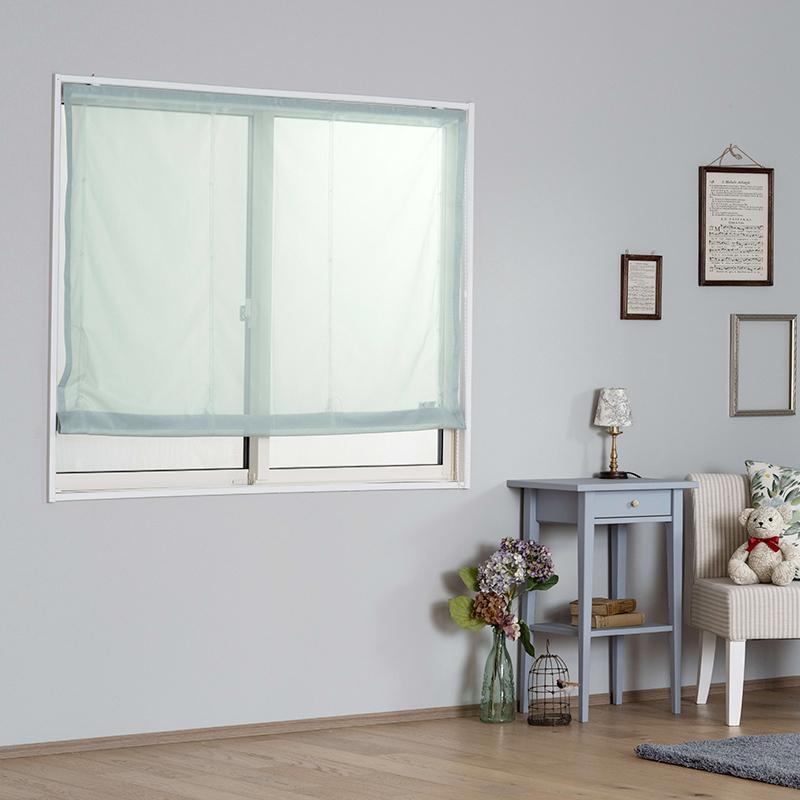 ローマンシェード レースシェード 防炎 光触媒 おしゃれ オーダー I型 幅141〜190cm 丈151〜200cm RB466クララ 1枚 OKC5 | 友安製作所 | 08