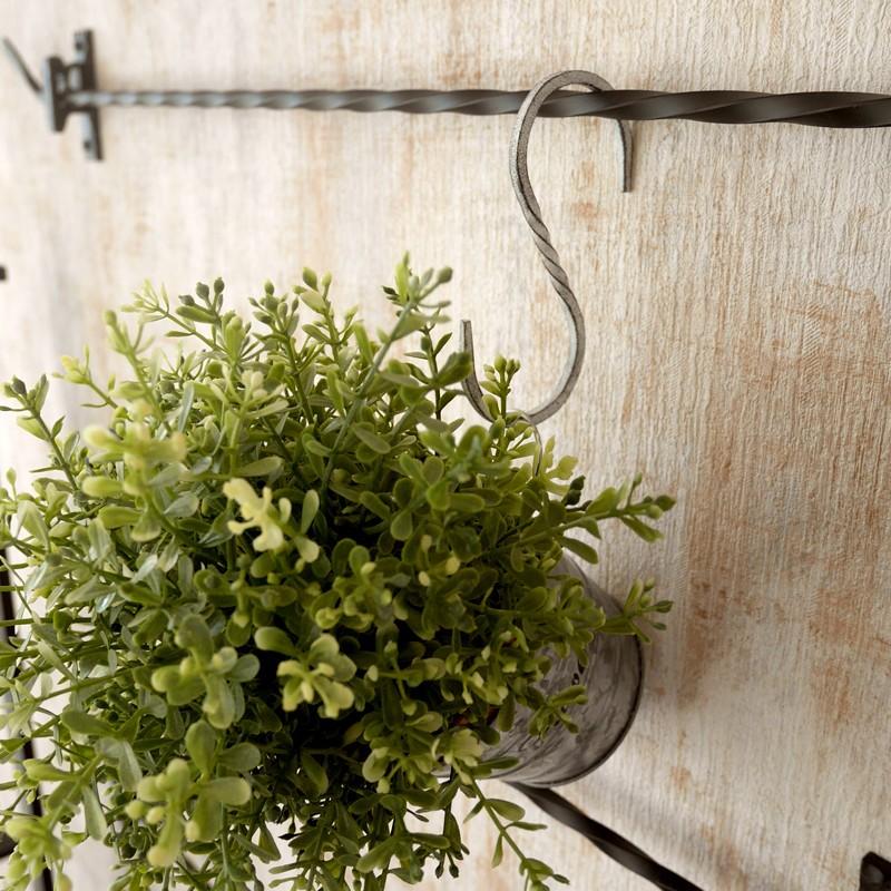 アイアン雑貨 S字フック 鍛冶屋のSカン 1個 サイズ 10cm H-N-0