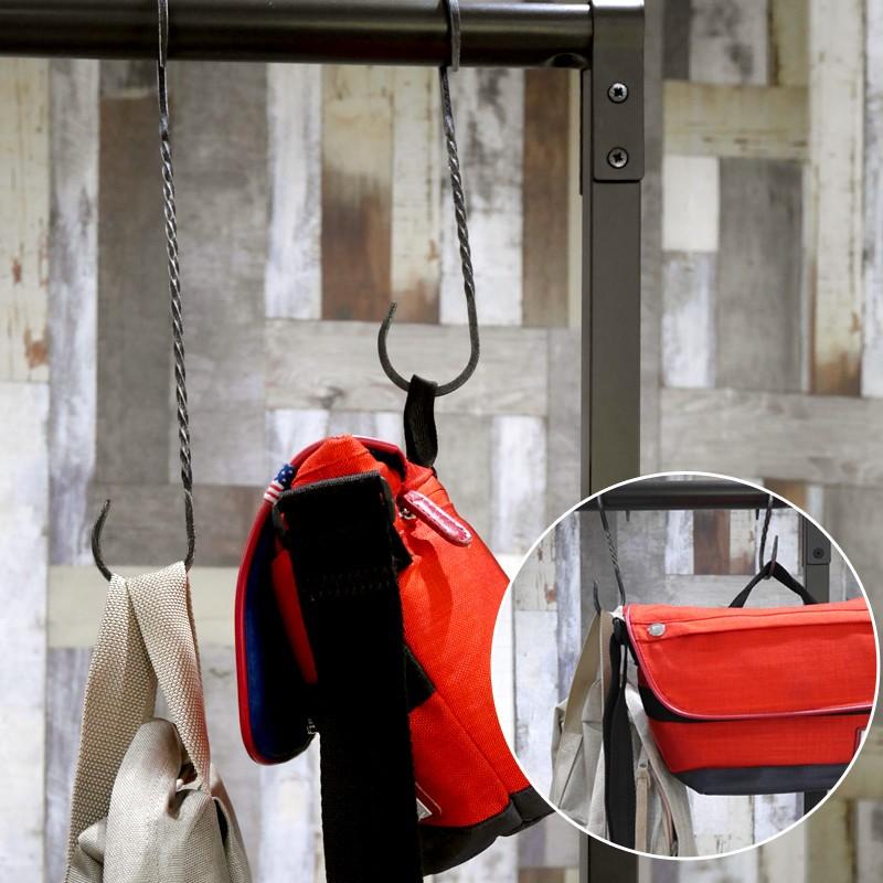 アイアン雑貨 S字フック 鍛冶屋のSカン 1個 ひねりタイプ サイズ 20cm