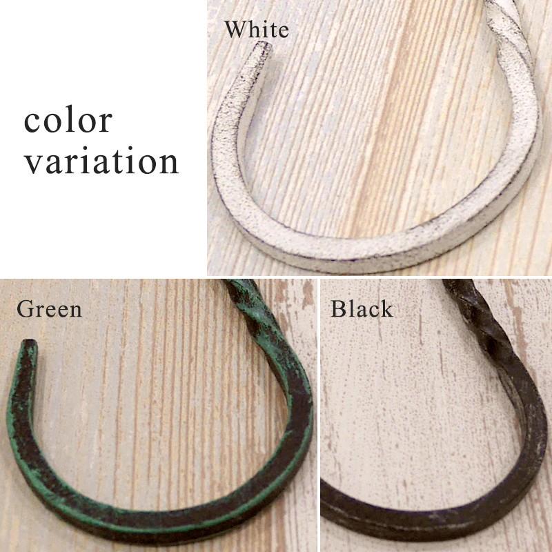 アイアン雑貨 S字フック 鍛冶屋のSカン 1個 ひねりタイプ サイズ 20cm