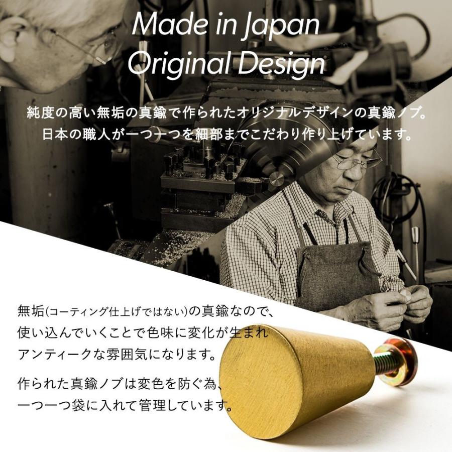 友安製作所 取っ手 diy 金具 ノブ 真鍮取っ手 六角取手40 ネジセット