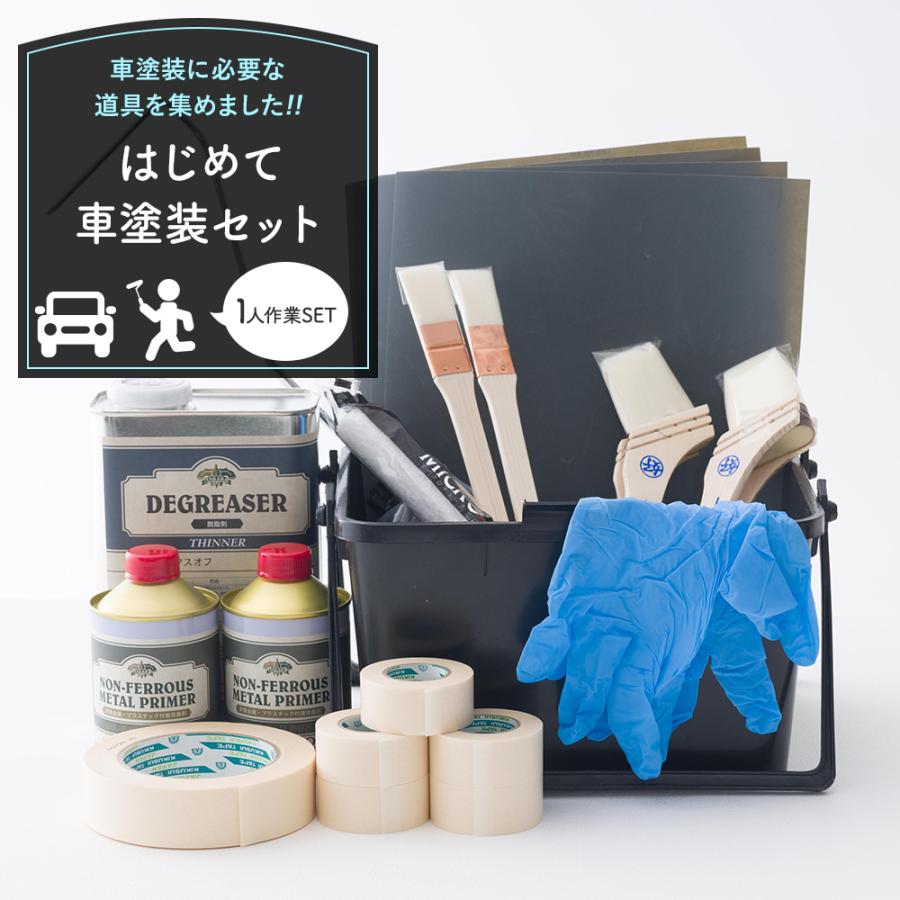 塗装道具 はじめて車塗装セット 1人作業用 Toolcarpaintset1 ビニールカーテンのcレンジャー 通販 Yahoo ショッピング
