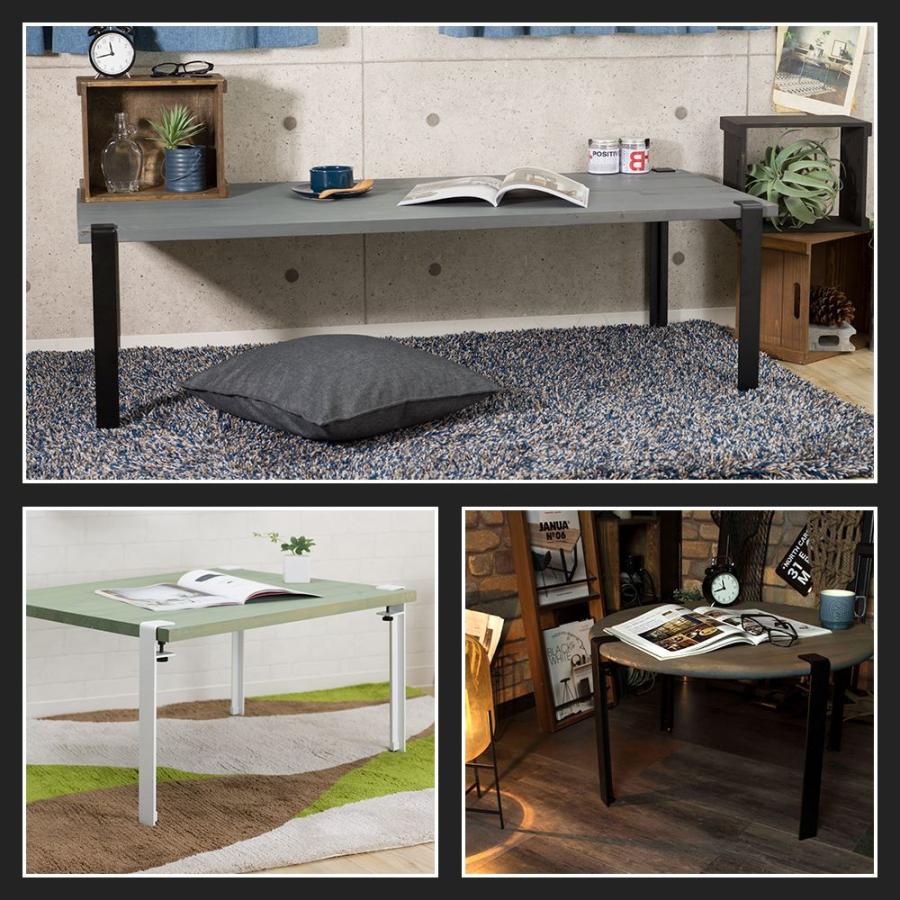 友安製作所 机 脚 パーツ テーブル ショート 400mm 4本セット