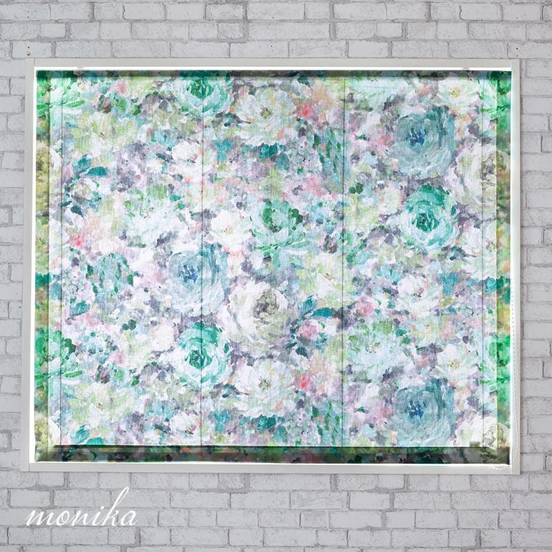 ローマンシェード おしゃれ ドラム型 幅141〜190cm 丈151〜200cm YH810 モニカ [1枚] OKC5