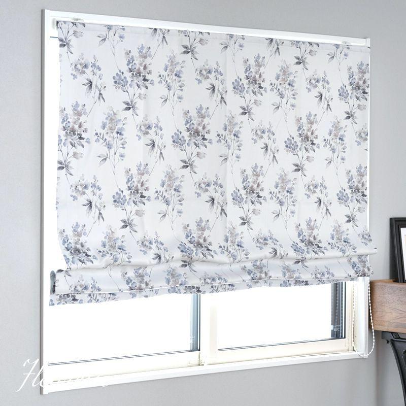 ローマンシェード シェードカーテン おしゃれ ドラム型 サイズオーダー 幅91〜140cm 丈101〜150cm  フルレット OKC5