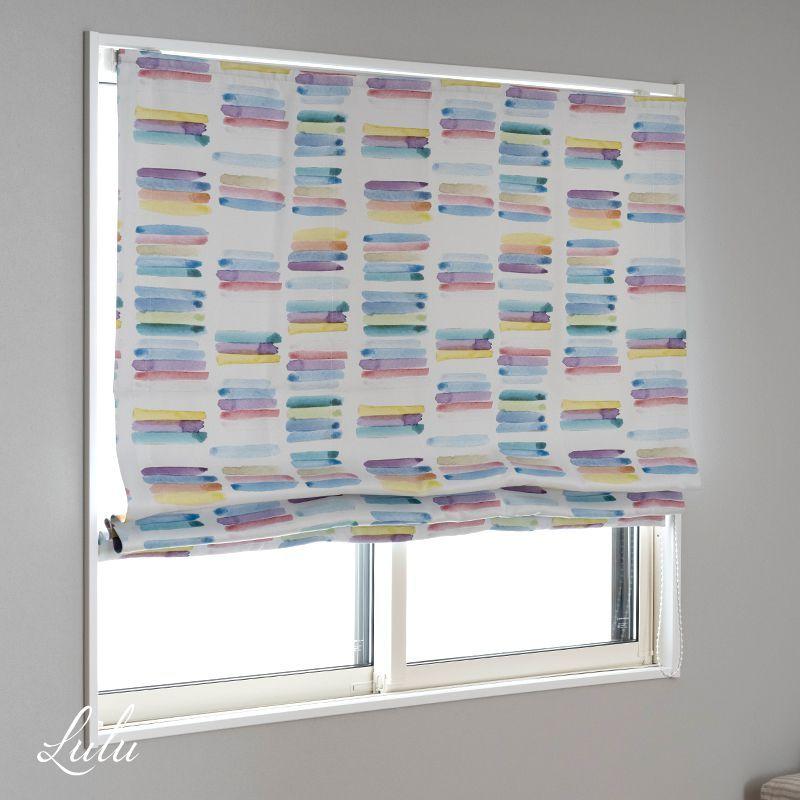 ローマンシェード シェードカーテン おしゃれ ドラム型 サイズオーダー 幅141〜190cm 丈50〜100cm  ルル OKC5