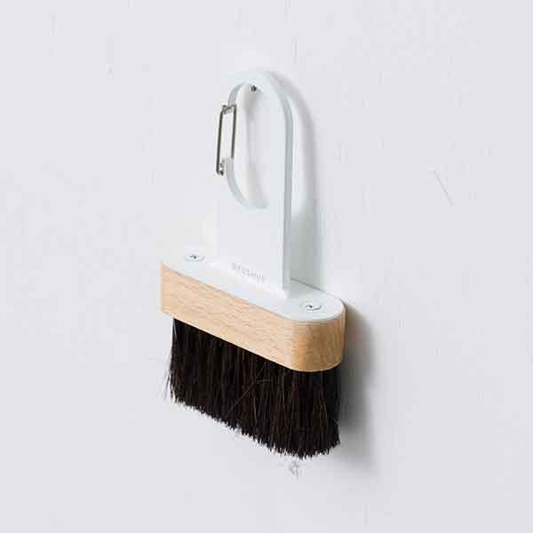 ほうき ちりとりセット BRUSHUP カラビナ H-N-0 : ビニールカーテンのC