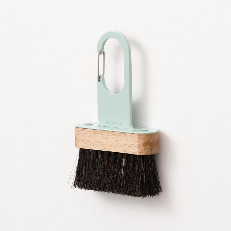 ほうき ちりとりセット BRUSHUP カラビナ H-N-0 : ビニールカーテンのC