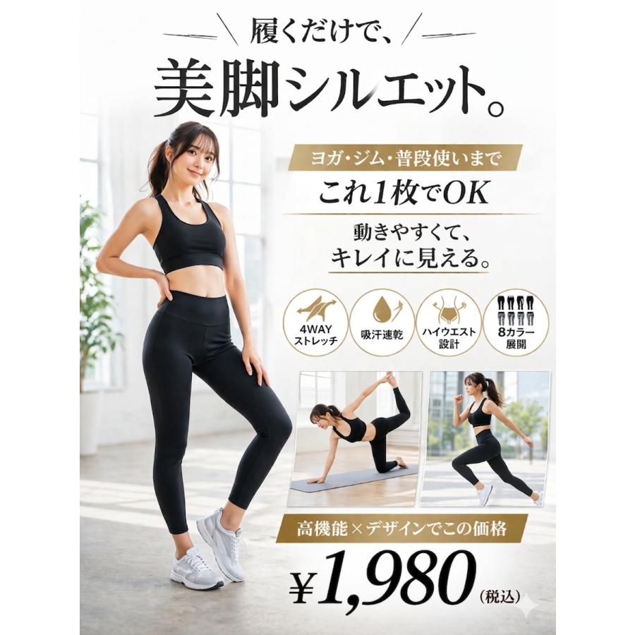 リアリズム ヨガレギンス レディース 7分丈 夏 レギンス ヨガウェア